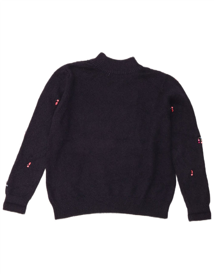 Marks & Spencer Rollkragenpullover für Damen, Gr. 12, mittelgroß, Marineblau