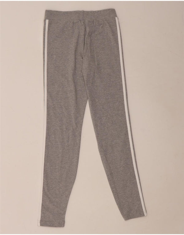 ADIDAS Mädchen-Leggings, 13–14 Jahre, graue Baumwolle