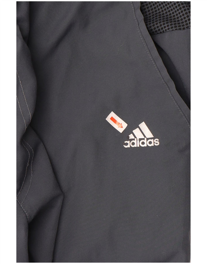ADIDAS Herren Climacool Trainingshose XL Graues Colourblock-Polyester