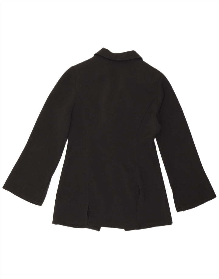 Ivoire de Laurence Damen Hemdbluse UK 8 Small Schwarz Polyester
