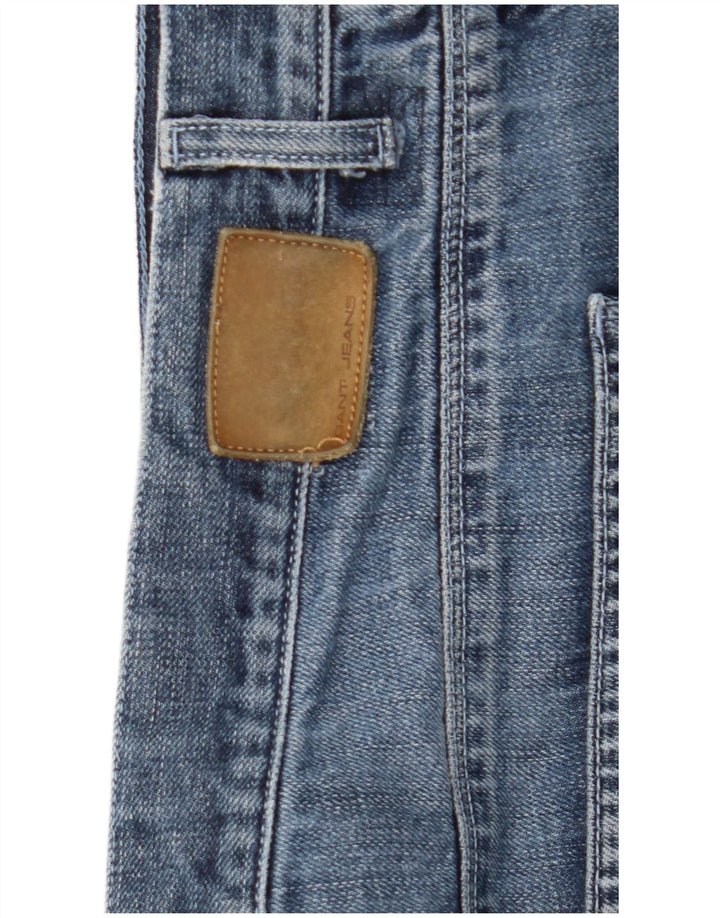 Gant Herren Straight Jeans W40 L32 Blaue Baumwolle