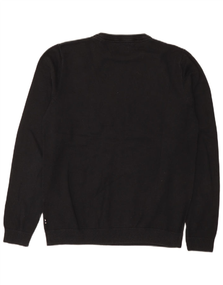 Jack & Jones Herren-Pullover mit Rundhalsausschnitt, Größe S, Marineblau