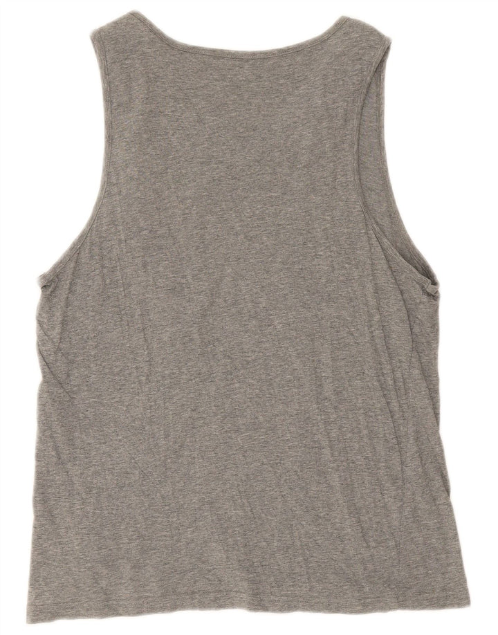 Puma Herren Graphic Vest Top Mittelgrau meliert