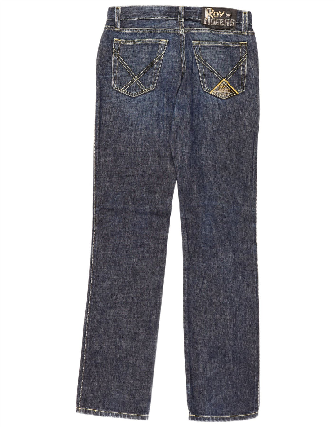 Roy Rogers Damen Straight Jeans W29 L31 Blaue Baumwolle