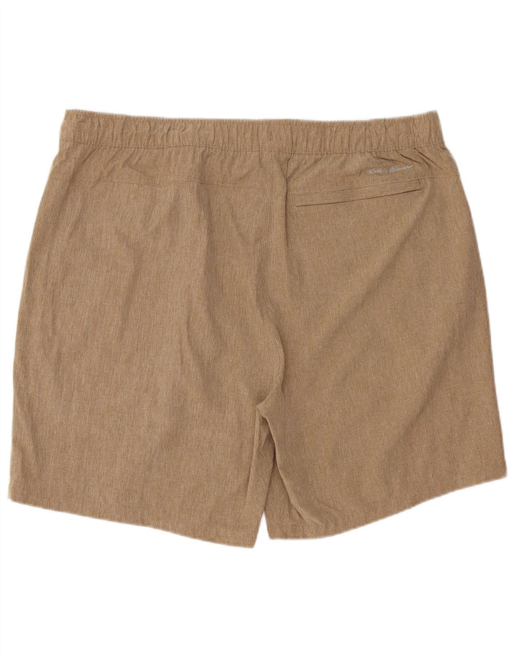 Eddie Bauer Herren Chinoshorts 2XL W42 Beige Polyester