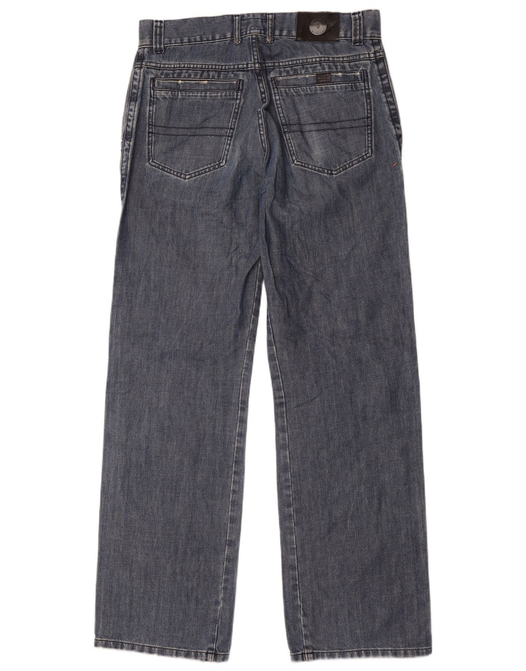 Trussardi Herren Straight Jeans IT 48 Medium W32 L34 Blaue Baumwolle
