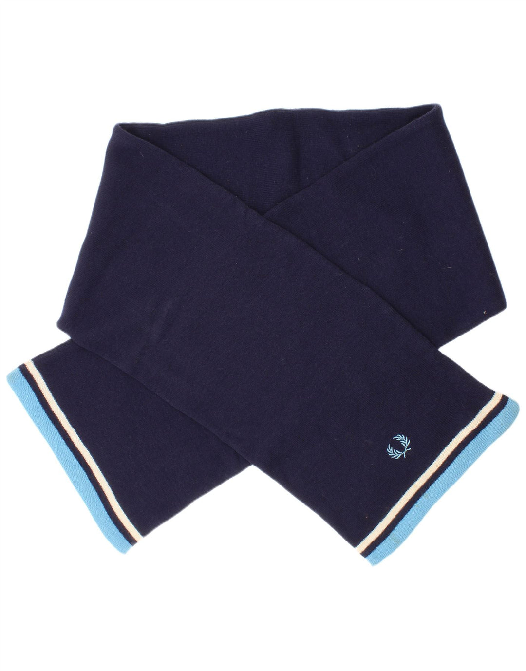Fred Perry Herren-Rechteckschal, Einheitsgröße, marineblau gestreiftes Nylon