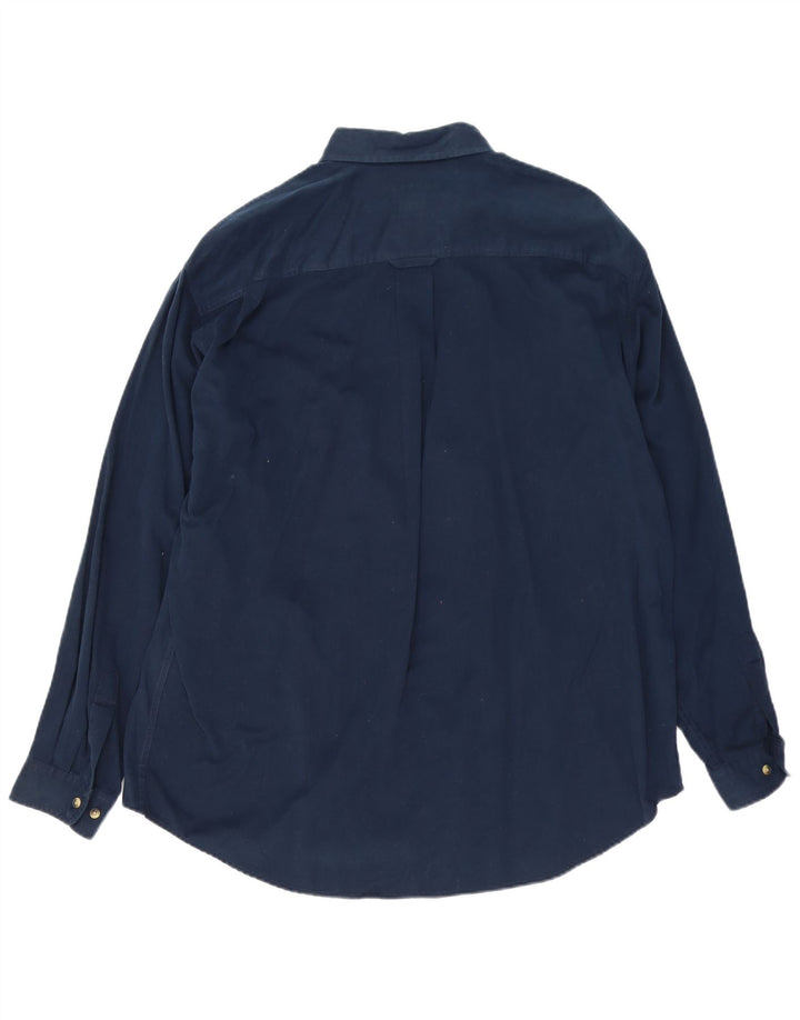 Dockers Herrenhemd XL Marineblau aus Baumwolle