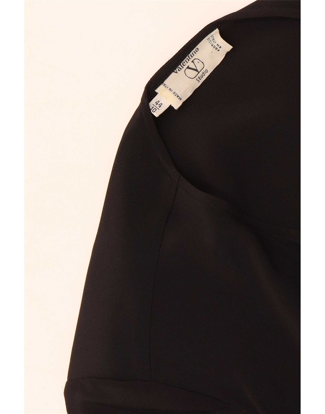Valentino Damen Hemdbluse IT 44 Medium Schwarz