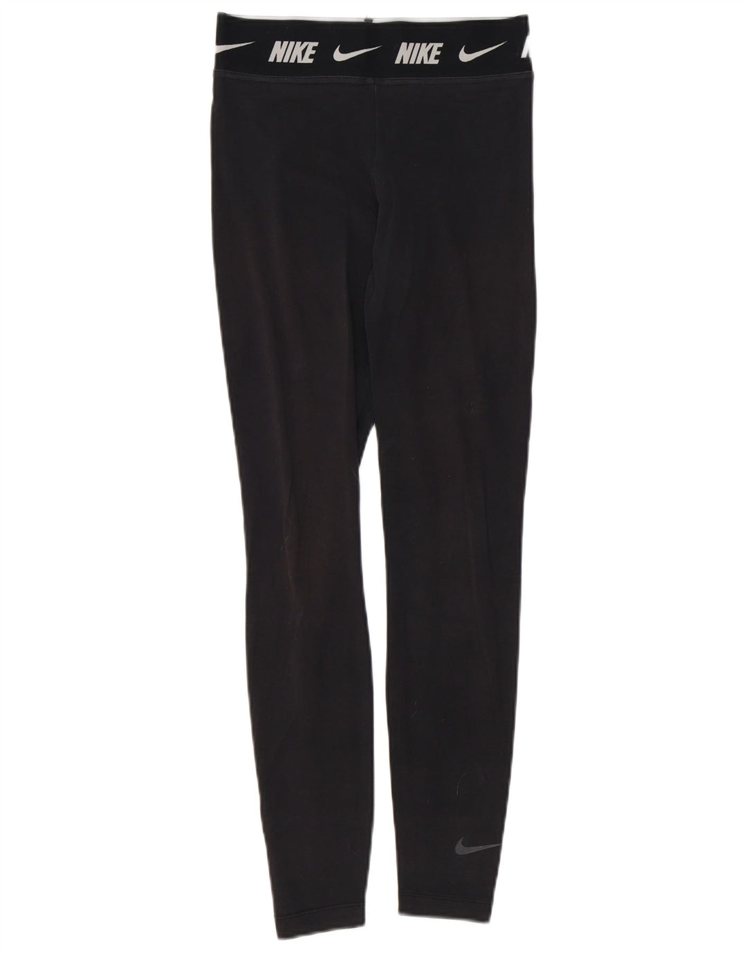 Nike Damen Leggings UK 6 XS Schwarz Baumwolle