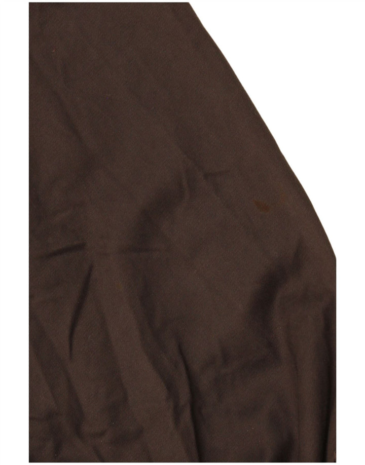 Escada Damen-Trenchcoat in Übergröße, EU 38, mittelbraune Baumwolle