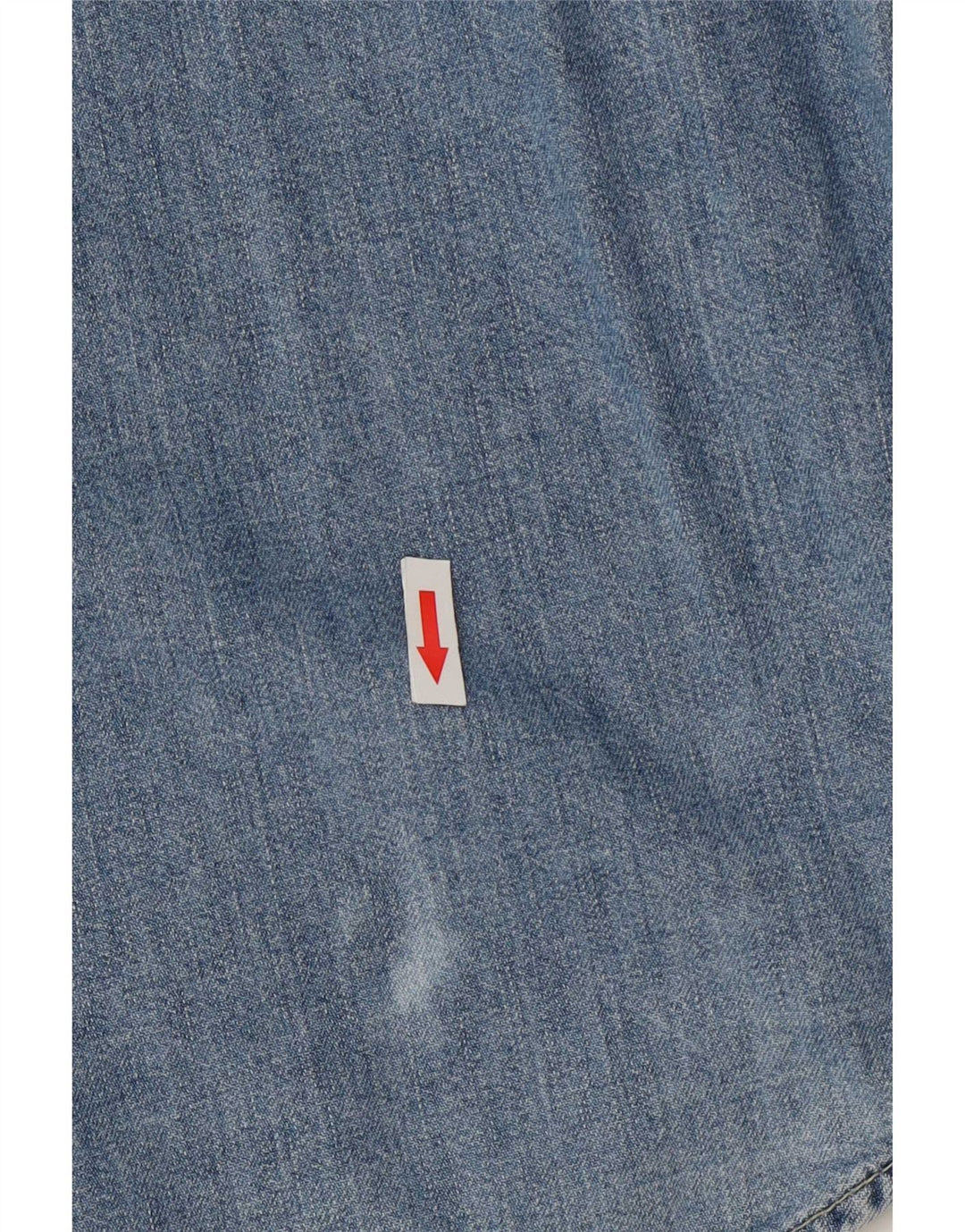 Wrangler Herren-Western-Jeanshemd, kleine blaue Baumwolle