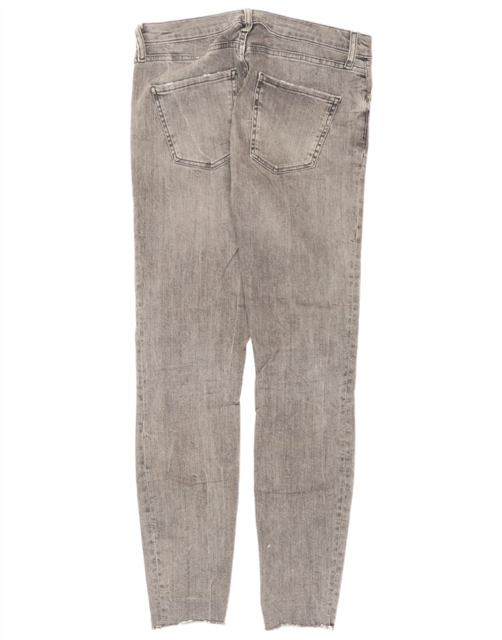 Zara Damen Skinny Jeans EU 40 Medium W30 L28 Grau