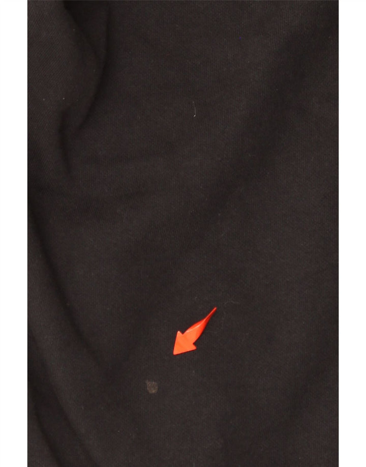 CHAMPION Herren-Kapuzenpullover mit Grafik, groß, aus schwarzer Baumwolle