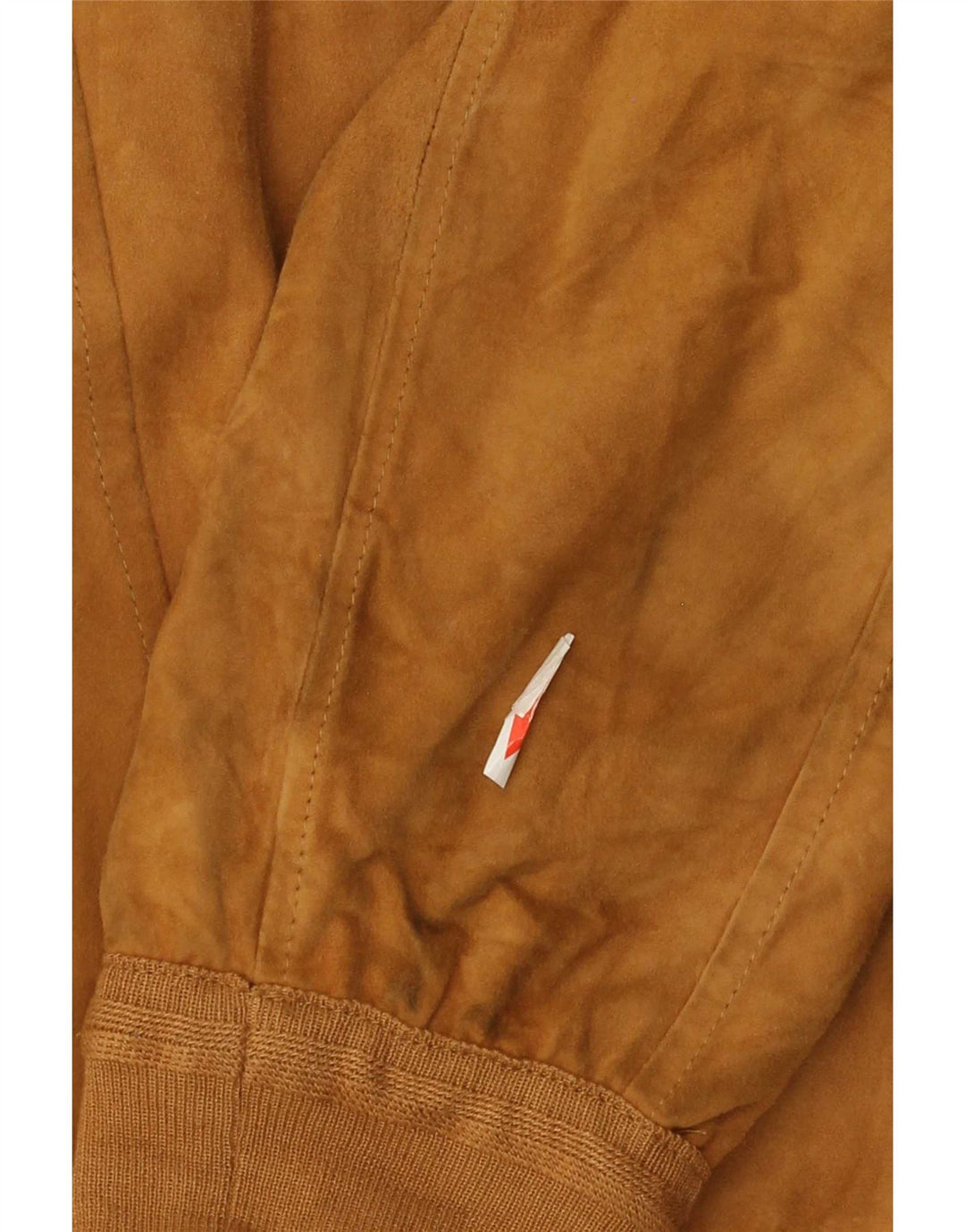Vintage Herren Wende-Wildlederjacke UK 38 Mittelbrauner Farbblock