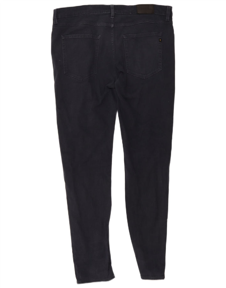 Farah Herren Slim Jeans W36 L32 Marineblaue Baumwolle