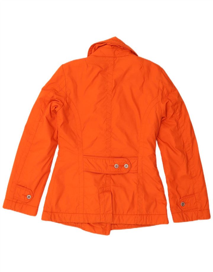 Tommy Hilfiger Damen Pea Coat UK 14 Medium Orange Nylon