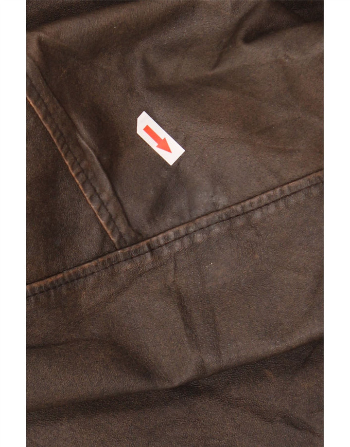 Conbipel Herren Lederjacke IT 50 großes braunes Leder