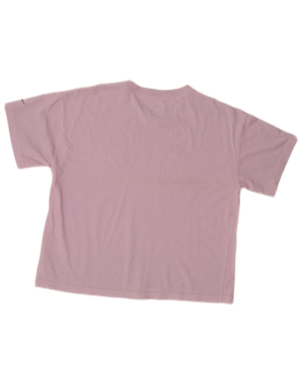Nike Mädchen-T-Shirt mit lockerer Passform und Grafik, 12–13 Jahre, Größe L, Lila, Baumwolle