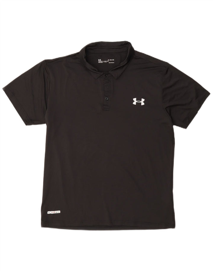 Under Armour Herren Heat Gear Poloshirt XL Schwarz Polyester