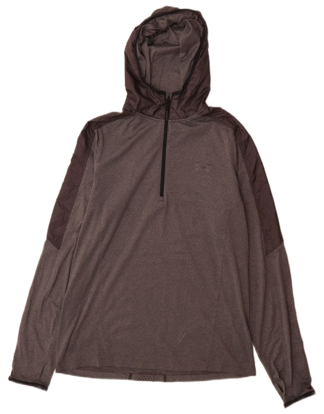 Under Armour Herren-Trainingsanzug mit Kapuzenpullover, groß, Grau, Farbblock