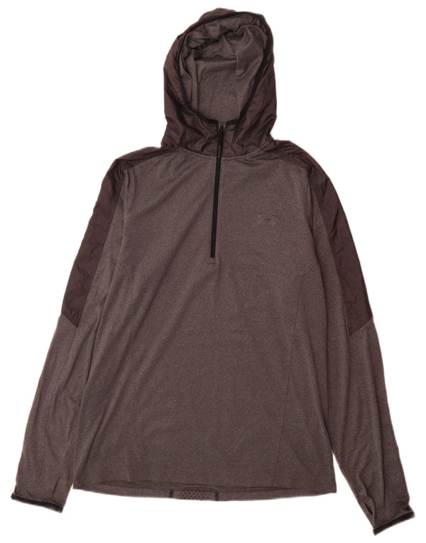 Under Armour Herren-Trainingsanzug mit Kapuzenpullover, groß, Grau, Farbblock