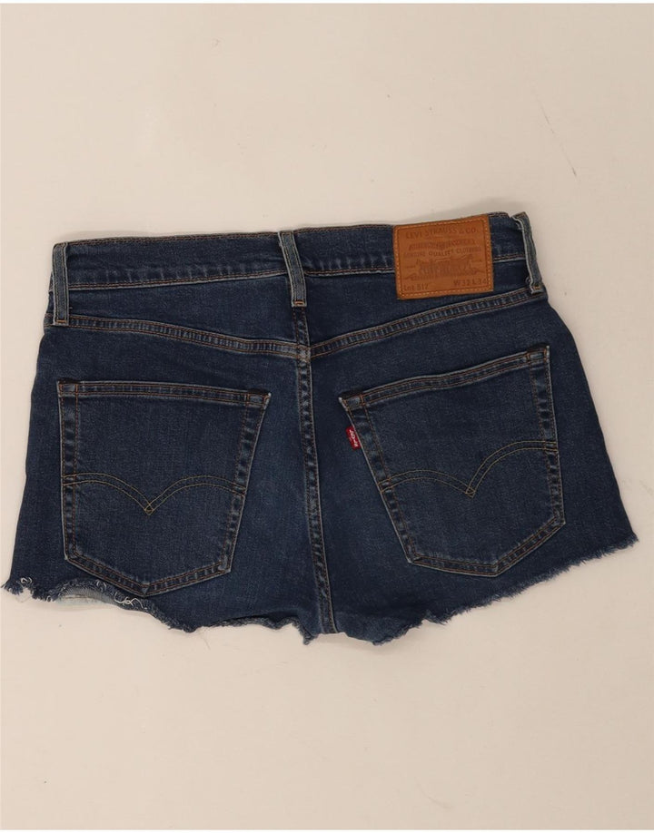Levi's Damen 512 Jeansshorts W32 mittelblaue Baumwolle