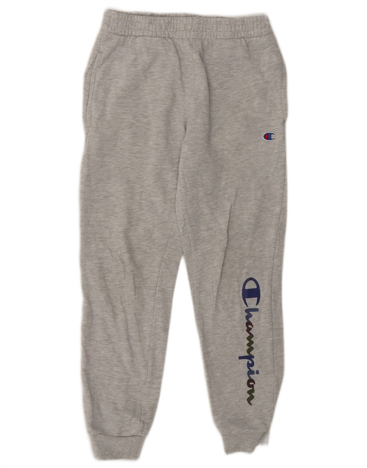 Champion Jogginghose mit Grafik für Jungen, 9–10 Jahre, Mittelgrau