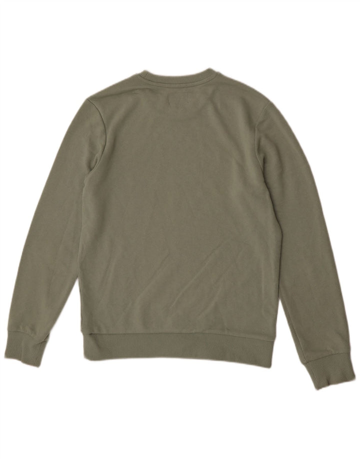 Jack & Jones Herren-Sweatshirt mit Grafik, Größe S, Khaki, Polyester