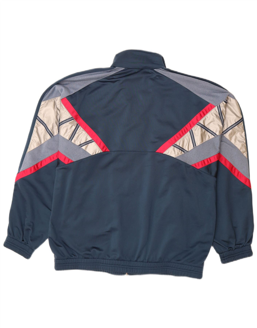 DIADORA Herren-Trainingsanzug-Top-Jacke, UK 42, Größe L, Marineblau, Farbblock
