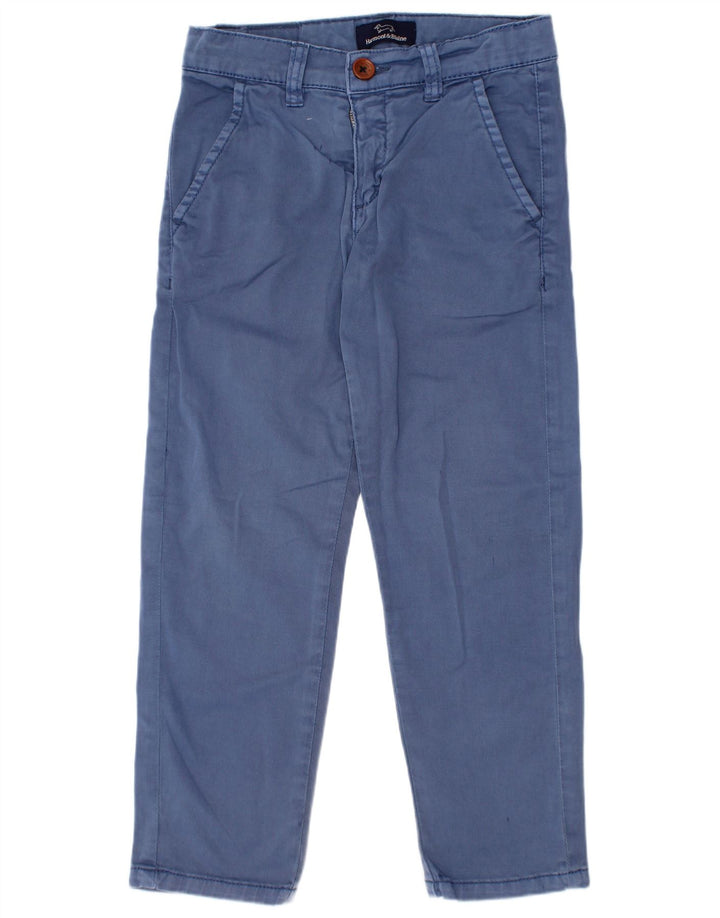 HARMONT & BLAINE Gerade Chino-Hose für Jungen, 5–6 Jahre, W22, L20, Blau