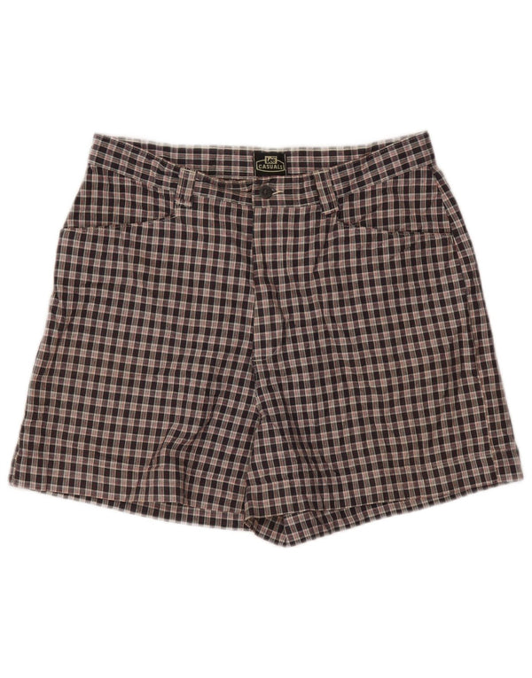 Lee Womens High Rise Casual Shorts US 12 Large W32 Mehrfarbig kariert
