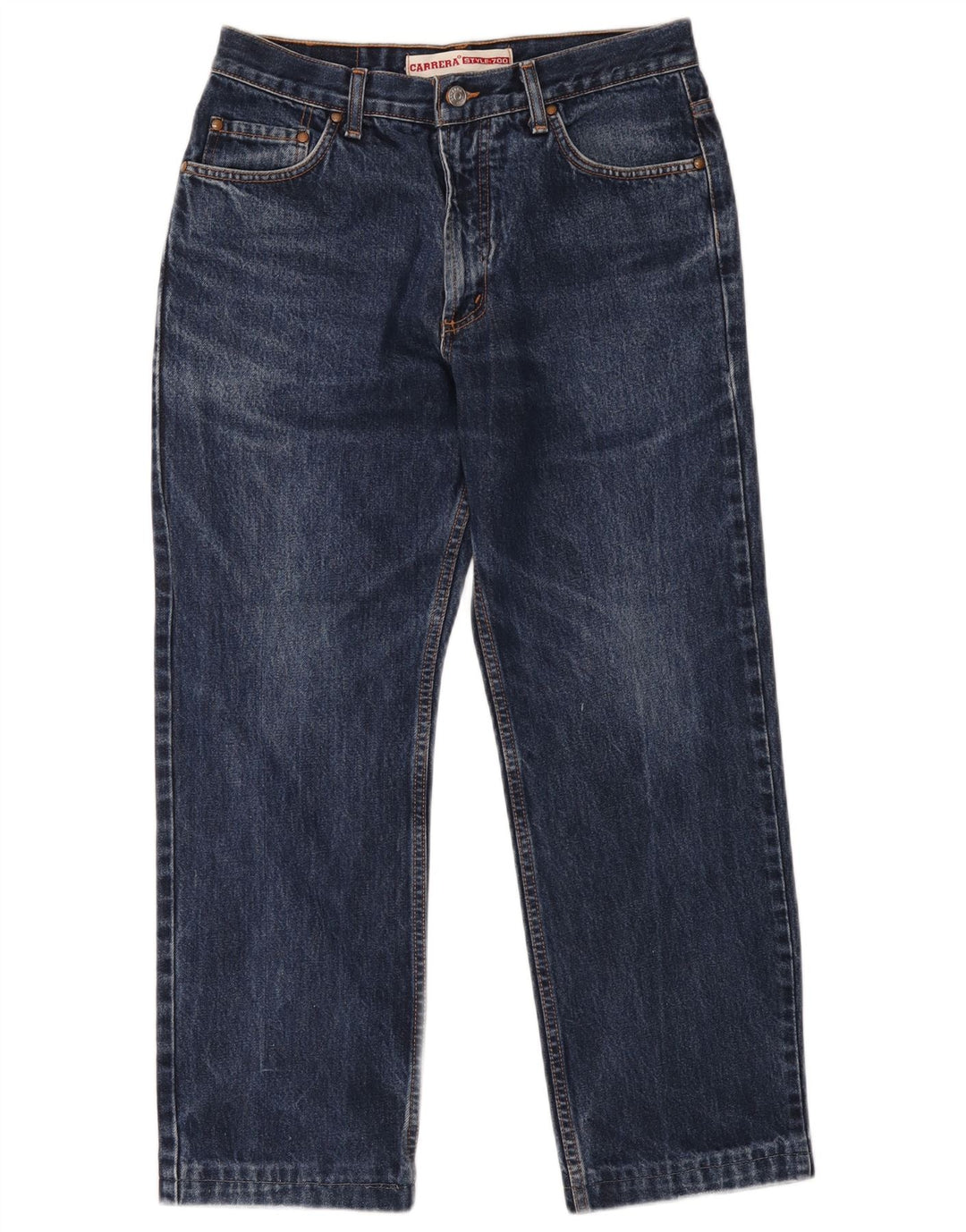 Carrera Herren Straight Jeans W34 L26 Marineblau Baumwolle