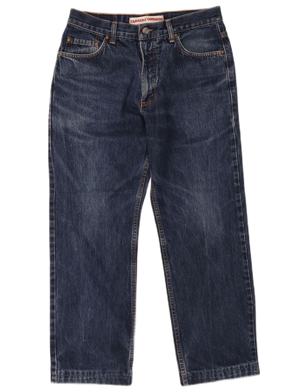 Carrera Herren Straight Jeans W34 L26 Marineblau Baumwolle