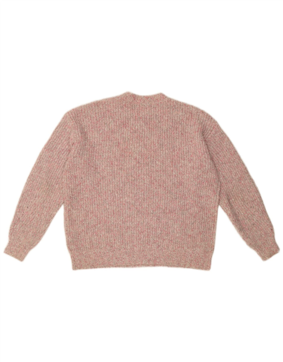 Marks & Spencer Damen-Pullover mit Rundhalsausschnitt, Gr. 14, mittelrosa meliert