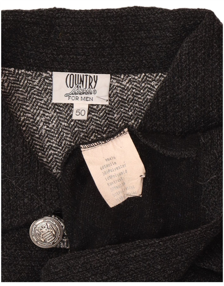 Country Herren-Pullover mit Rollkragen, IT 50, mittelgraue Wolle