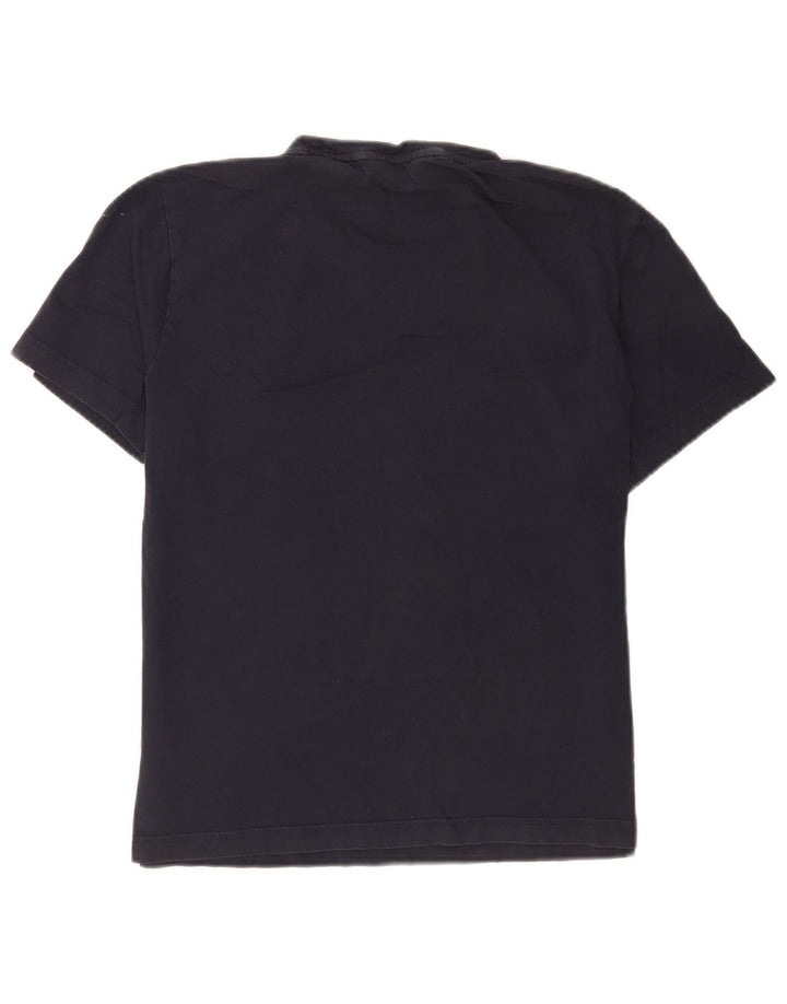 Penguin Kurzarm-T-Shirt für Herren in normaler Passform, mittelmarineblaue Baumwolle