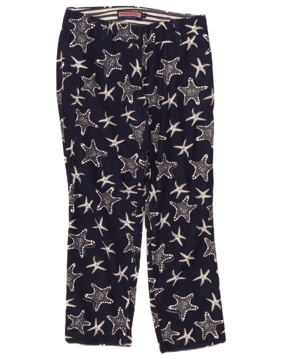 VINEYARD VINES Damen-Hose mit kurzem Schnitt, US 4, Größe S, W28, L25, Marineblau