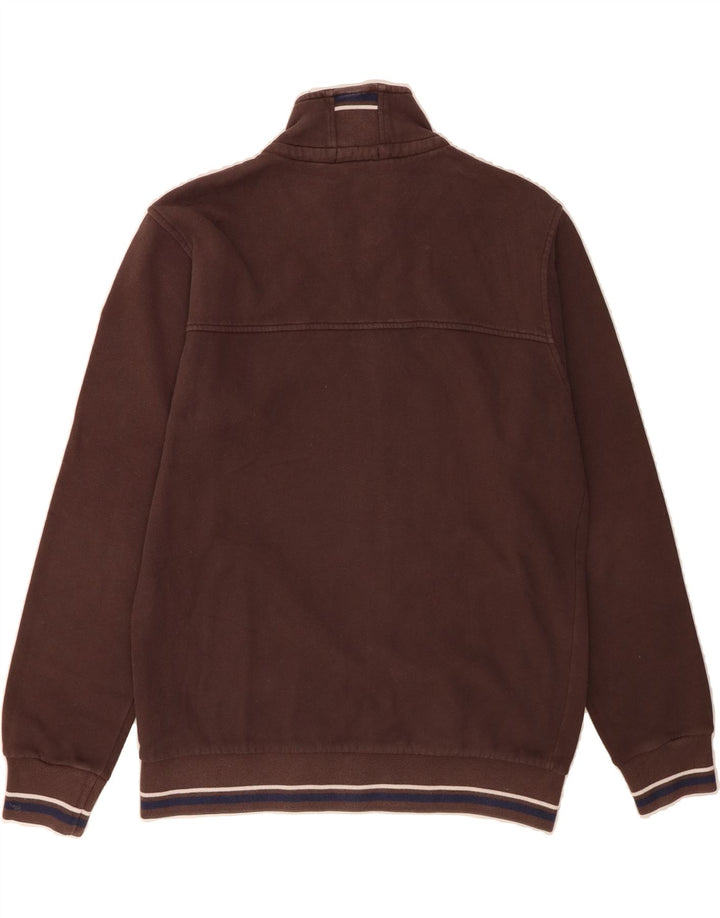 NORTH SAILS Mens Tracksuit Top Jacket XL Brown Cotton Vintage North Sails and Second-Hand North Sails from Messina Hembry 