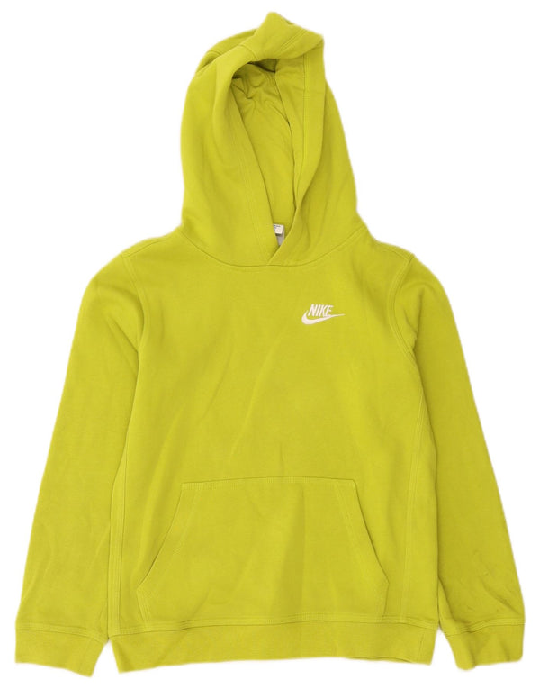 Nike Kapuzenpullover für Jungen, 10–11 Jahre, mittelgelbe Baumwolle