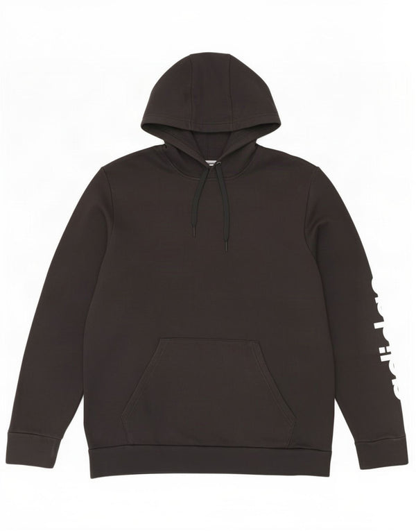 Adidas Herren Graphic Hoodie Pullover Große schwarze Baumwolle