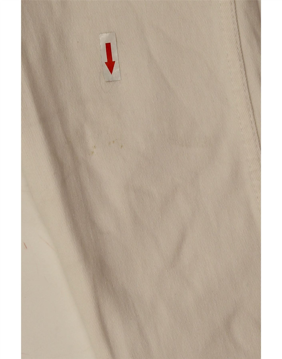 Gerade Bootcut-Jeans für Damen von Zara, EU 38, Größe S, W28, L26, cremefarbene Baumwolle