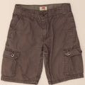 LEVI'S Boys Cargo Shorts 7-8 Years W25  Grey Cotton Vintage Levi's and Second-Hand Levi's from Messina Hembry 