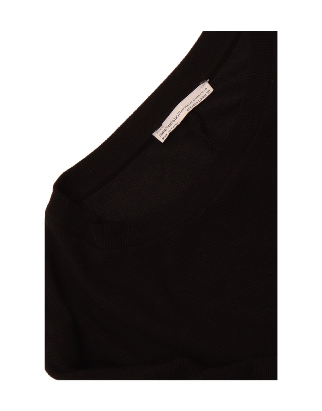 Zara Damen Etuikleid mit 3/4-Ärmeln, Gr. 14, Schwarz