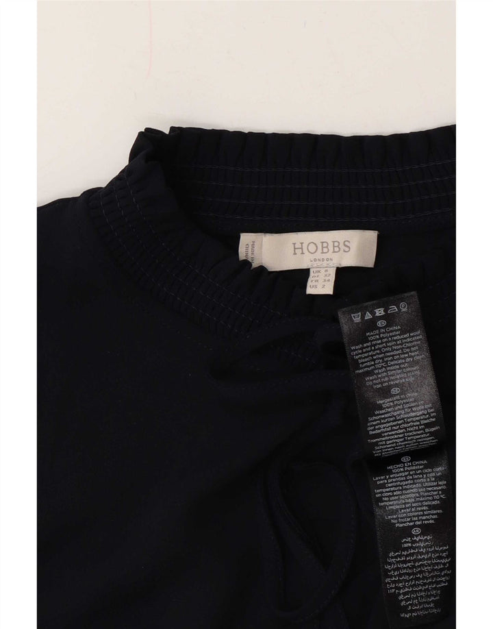 Hobbs Damen-Blusenoberteil mit Frontschnürung, ärmellos, Größe S, Marineblau, Polyester