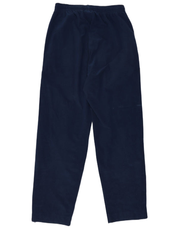 AUSTRALIAN L'ALPINA Damen Velours-Trainingshose IT 46 Large Marineblau