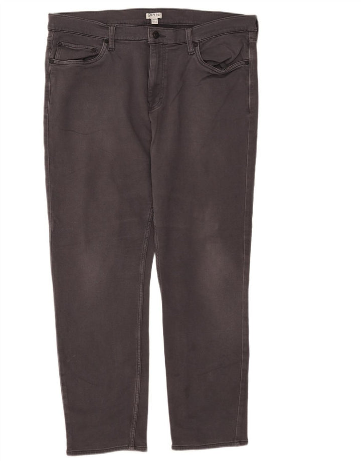 Orvis Herren Slim Jeans W38 L30 Graue Baumwolle