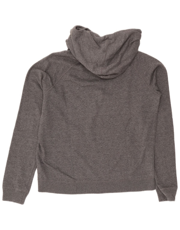 Nike Herren-Kapuzenpullover mit Grafik, groß, graue Baumwolle