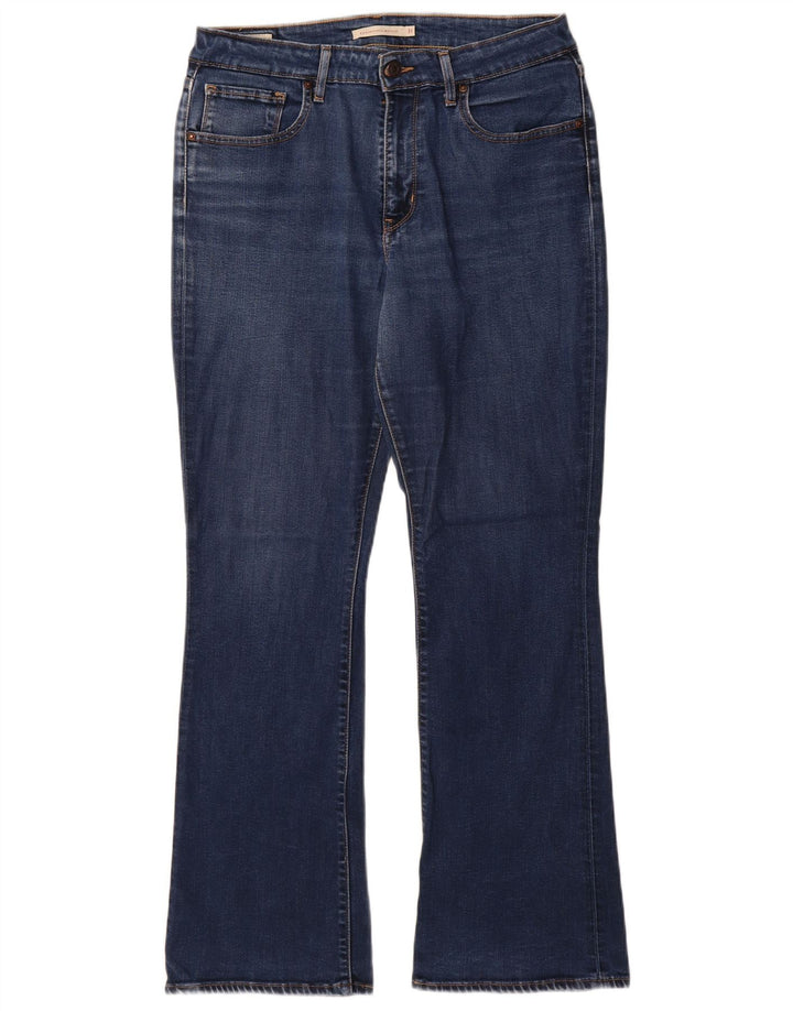 Levi's Damen 725 High Rise Bootcut Jeans W31 L32 Blaue Baumwolle