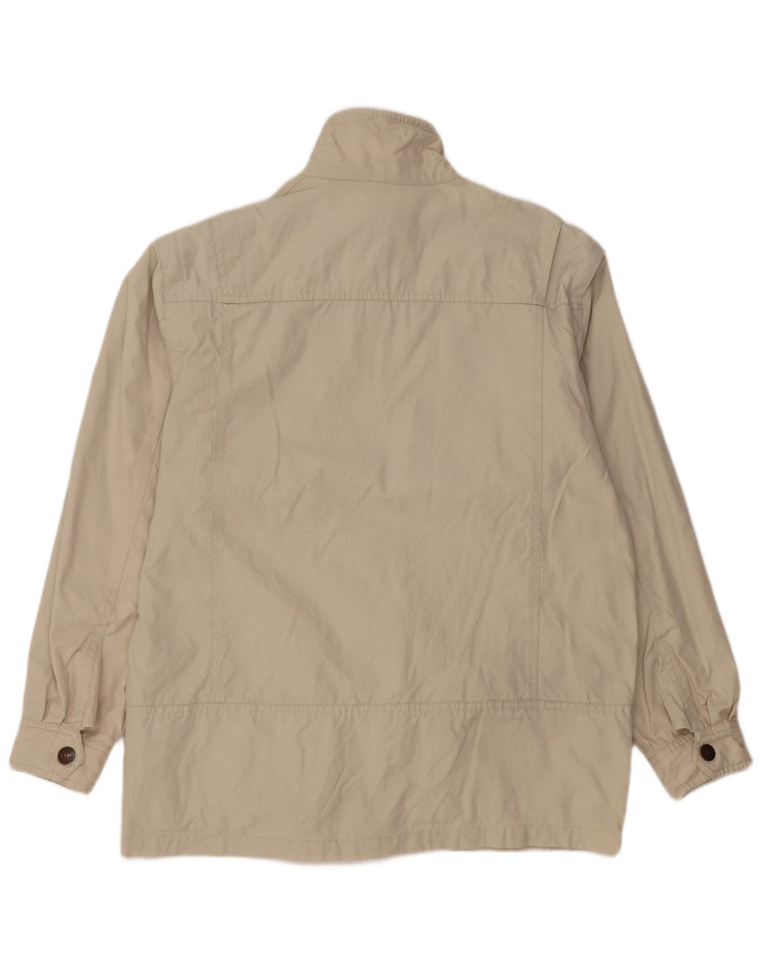 CAMEL Mens Utility Jacket UK 40 Large Beige Cotton